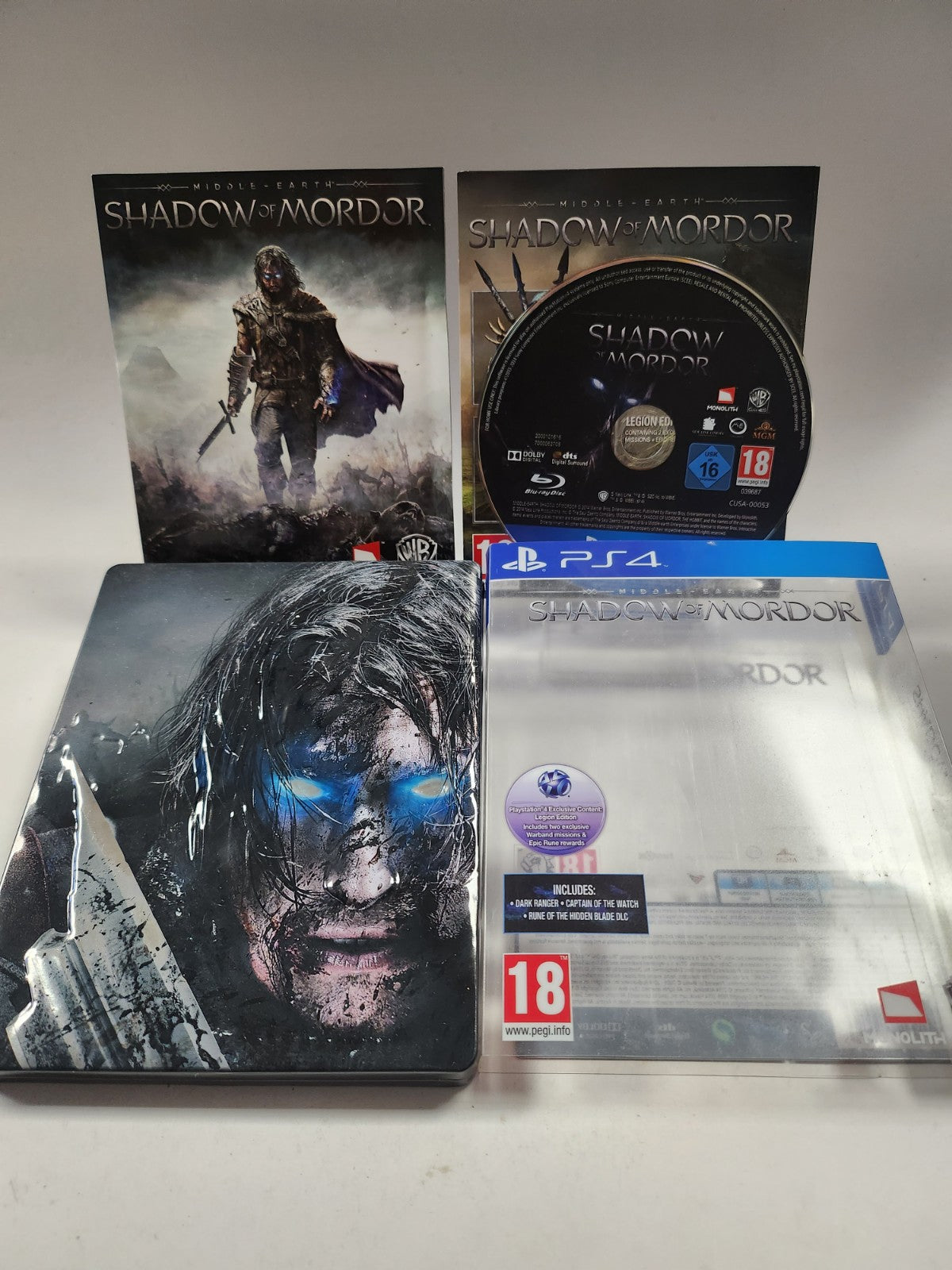 Shadow of Mordor Steelcase Playstation 4