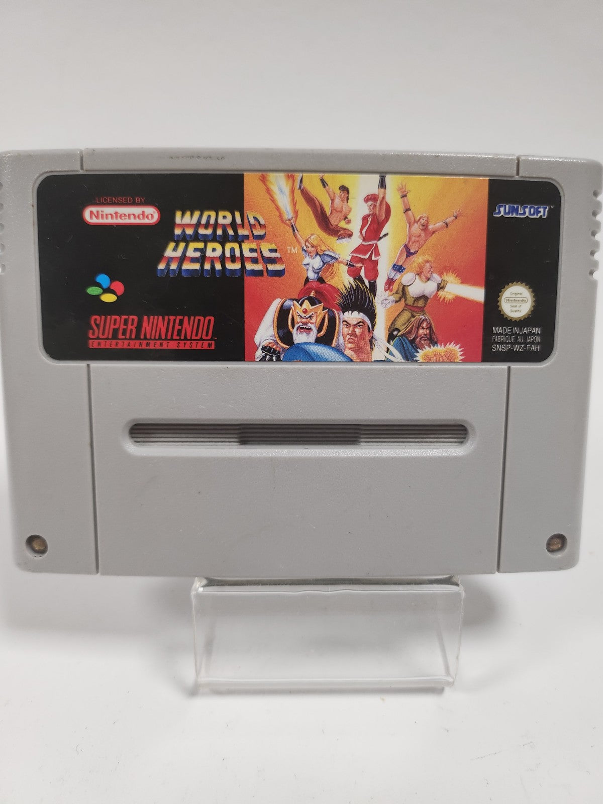 World Heroes SNES