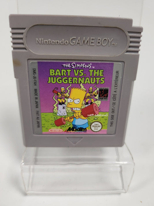 Bart gegen die Juggernauts Nintendo Game Boy