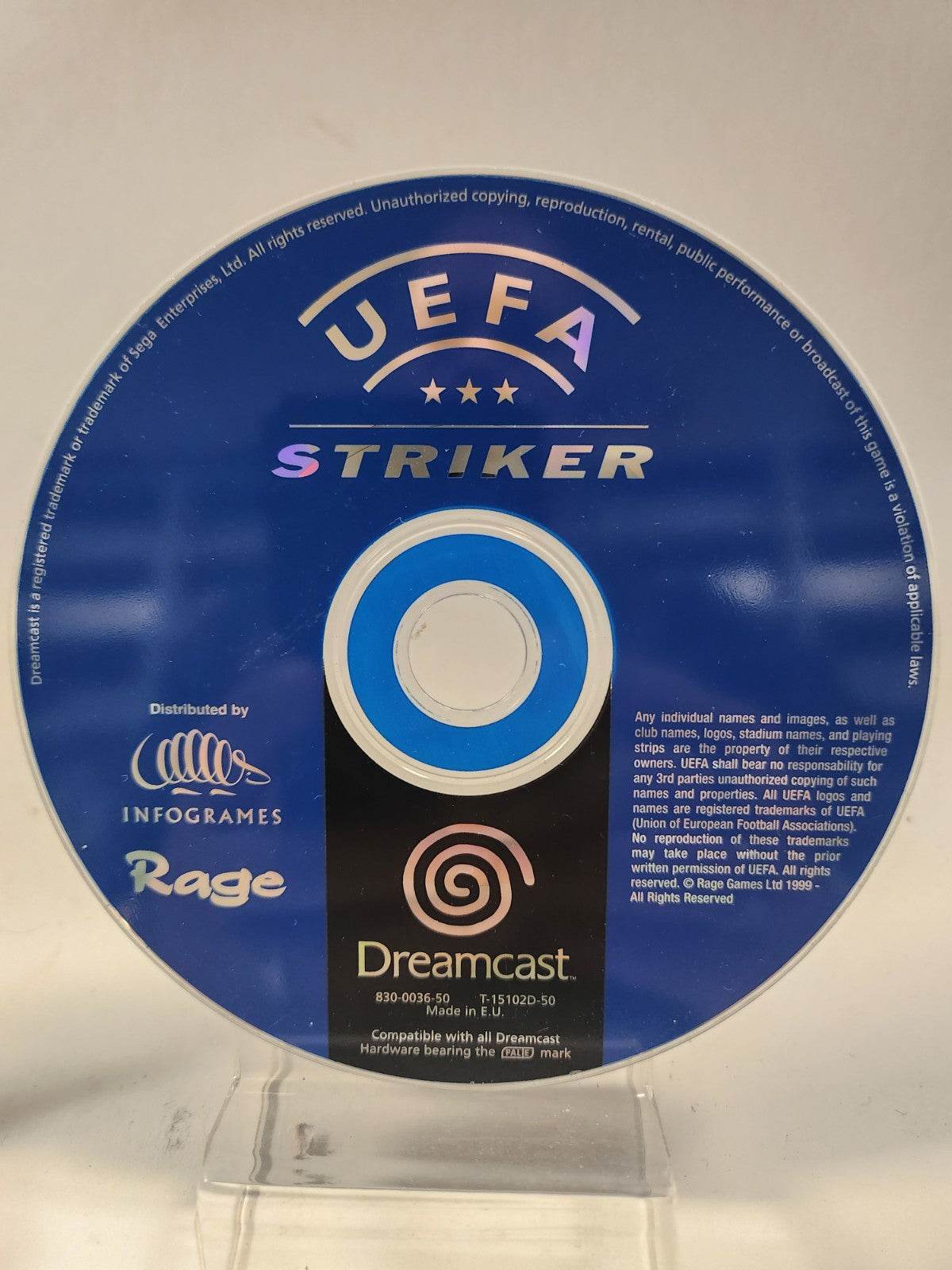 UEFA Striker Complet sur SEGA Dreamcast !!! | UK