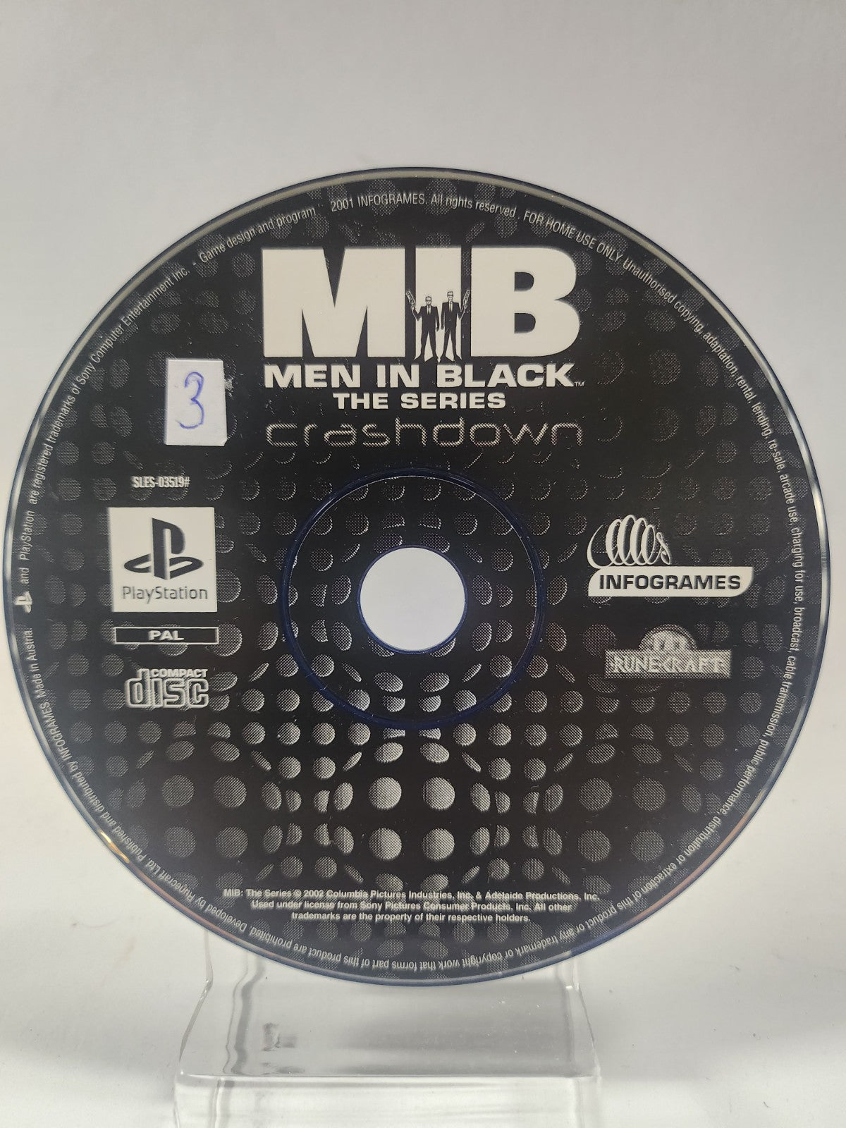 Men in Black Crashdown (disc only) PlayStation 1