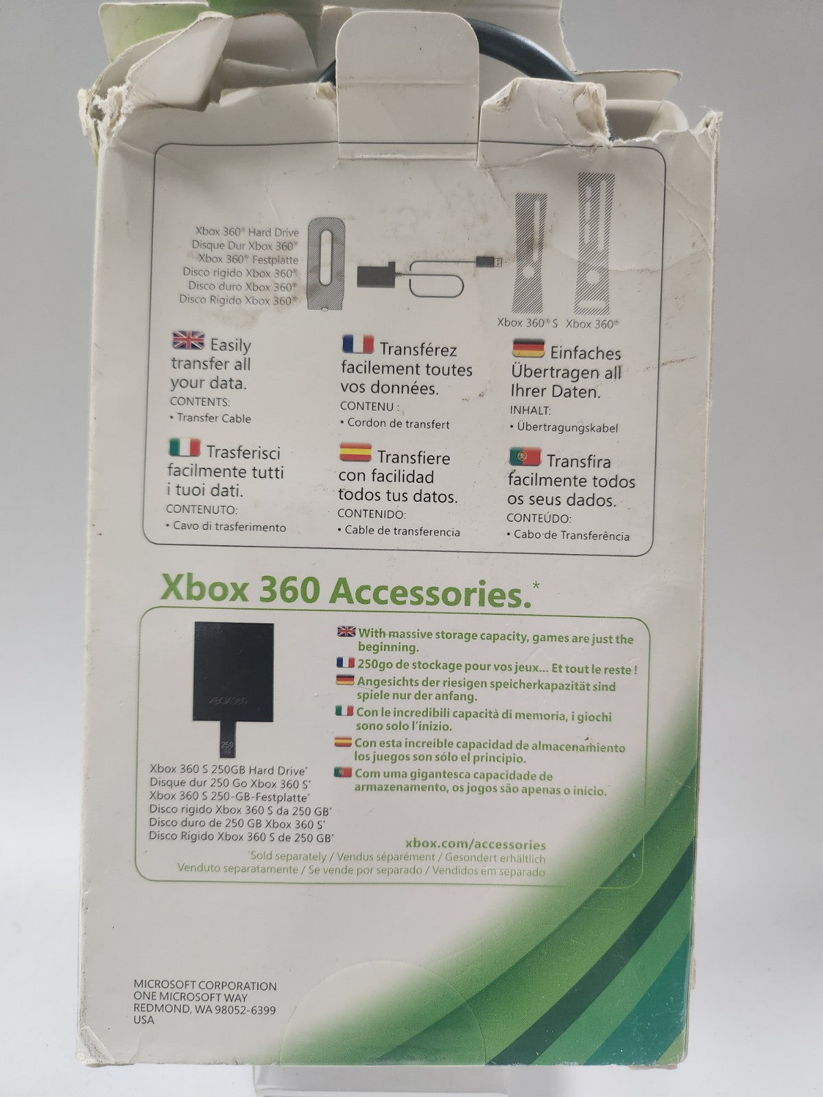 NIEUW Hard Drive Transfer Cable Xbox 360