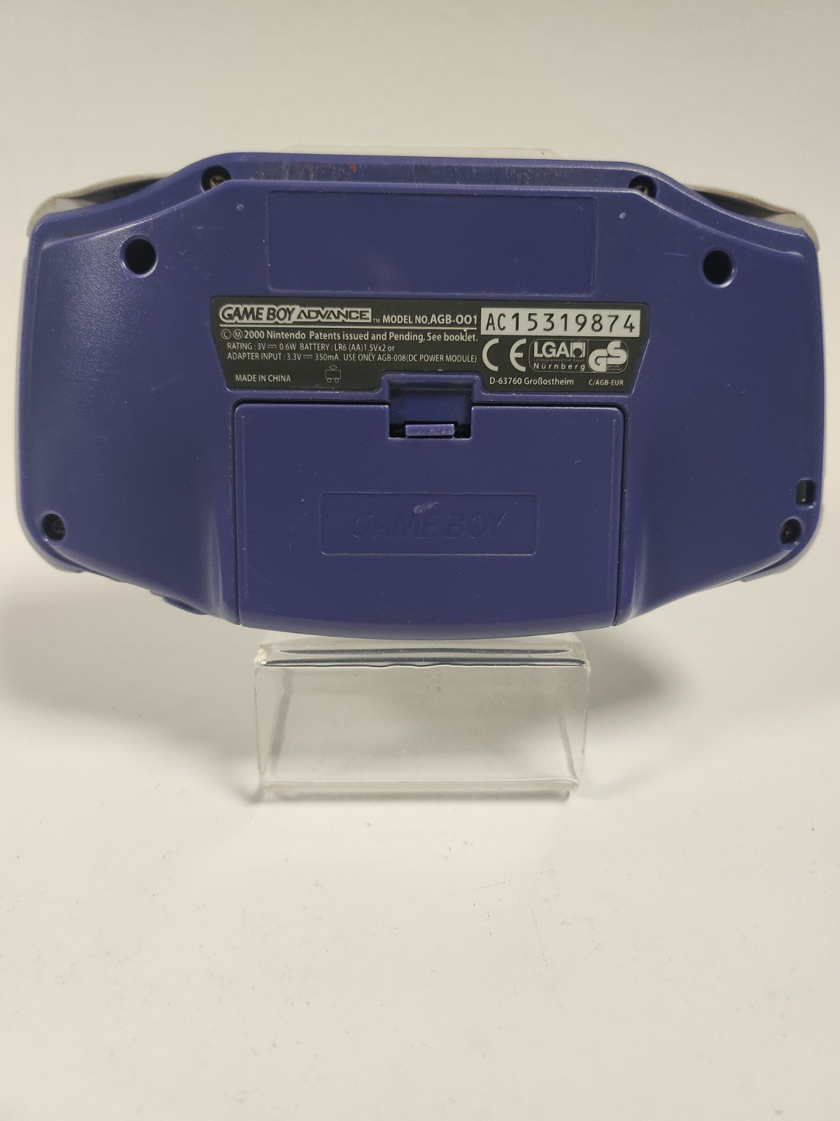 Paarse Game Boy Advance