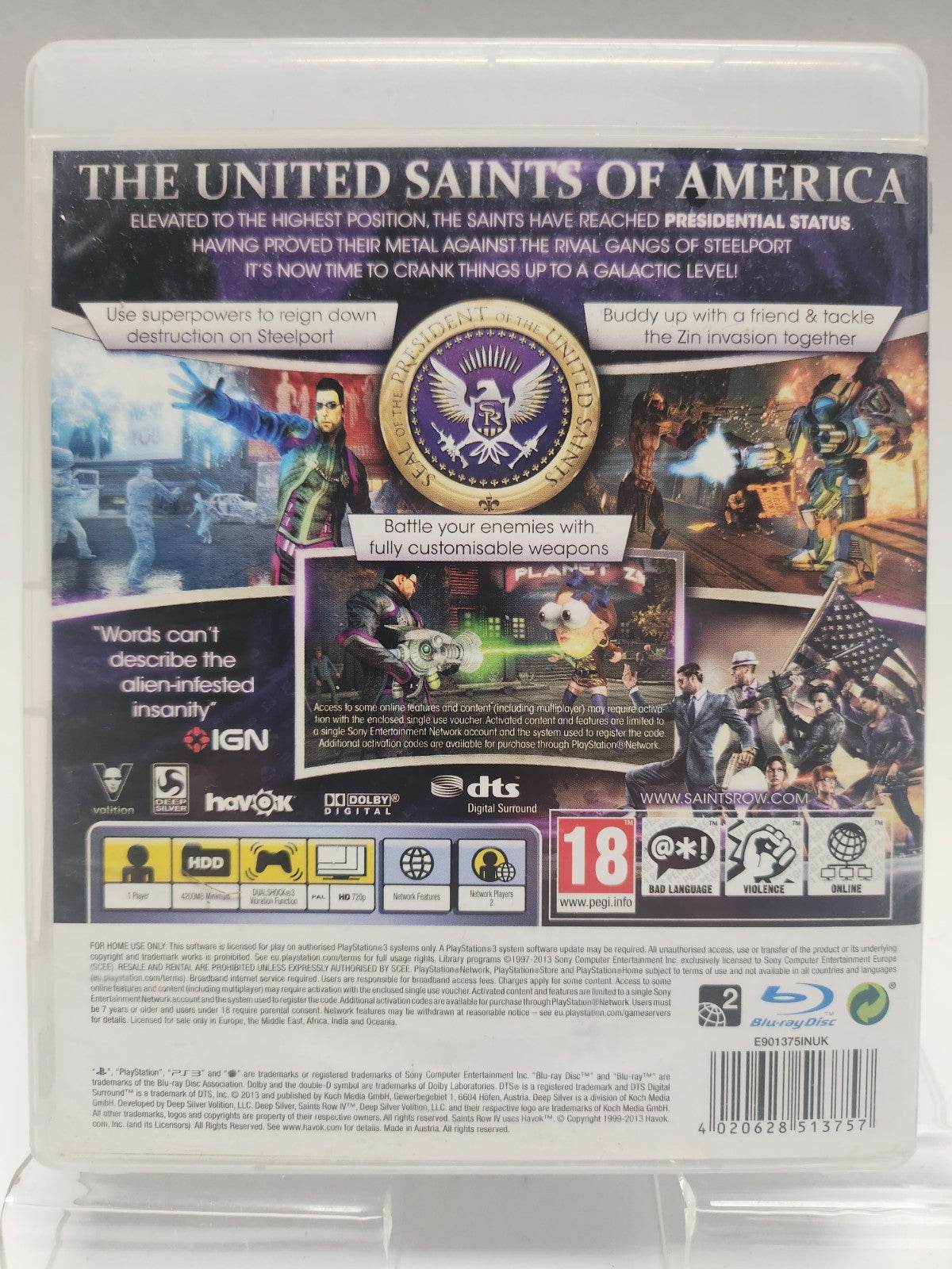 Saints Row IV Commander in Chief Edition Playstation 3 - Feniks Gameshop