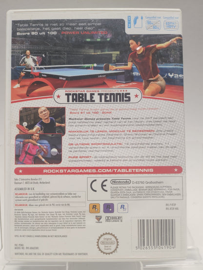 Rockstar Games Presents Table Tennis Nintendo Wii