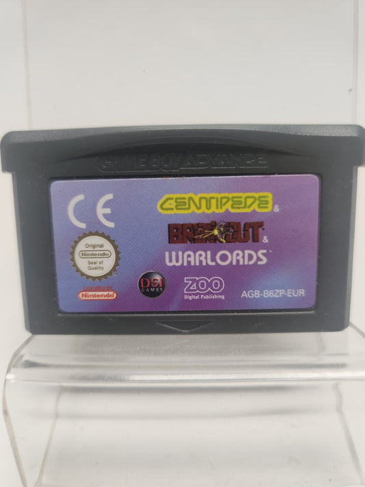 Breakout &amp; Centipede &amp; Warlords Nintendo Game Boy Advance