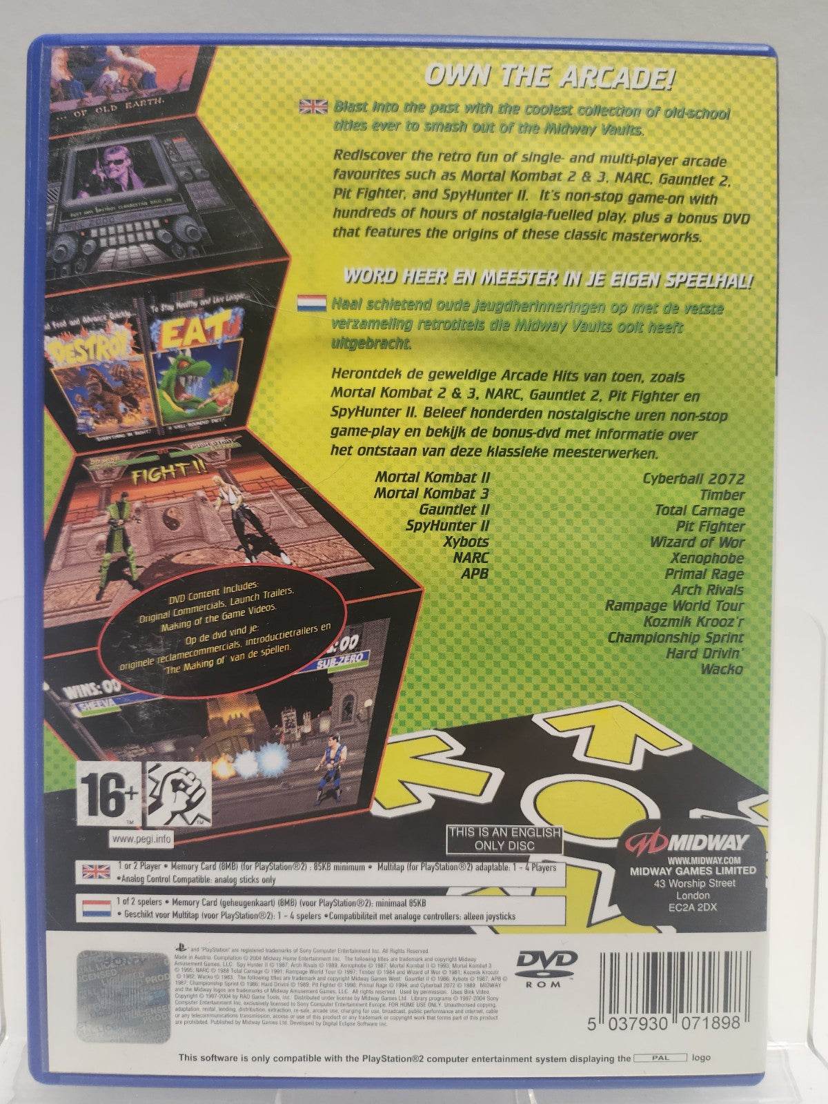 Midway Arcade Treasures 2 Playstation 2 - Feniks Gameshop