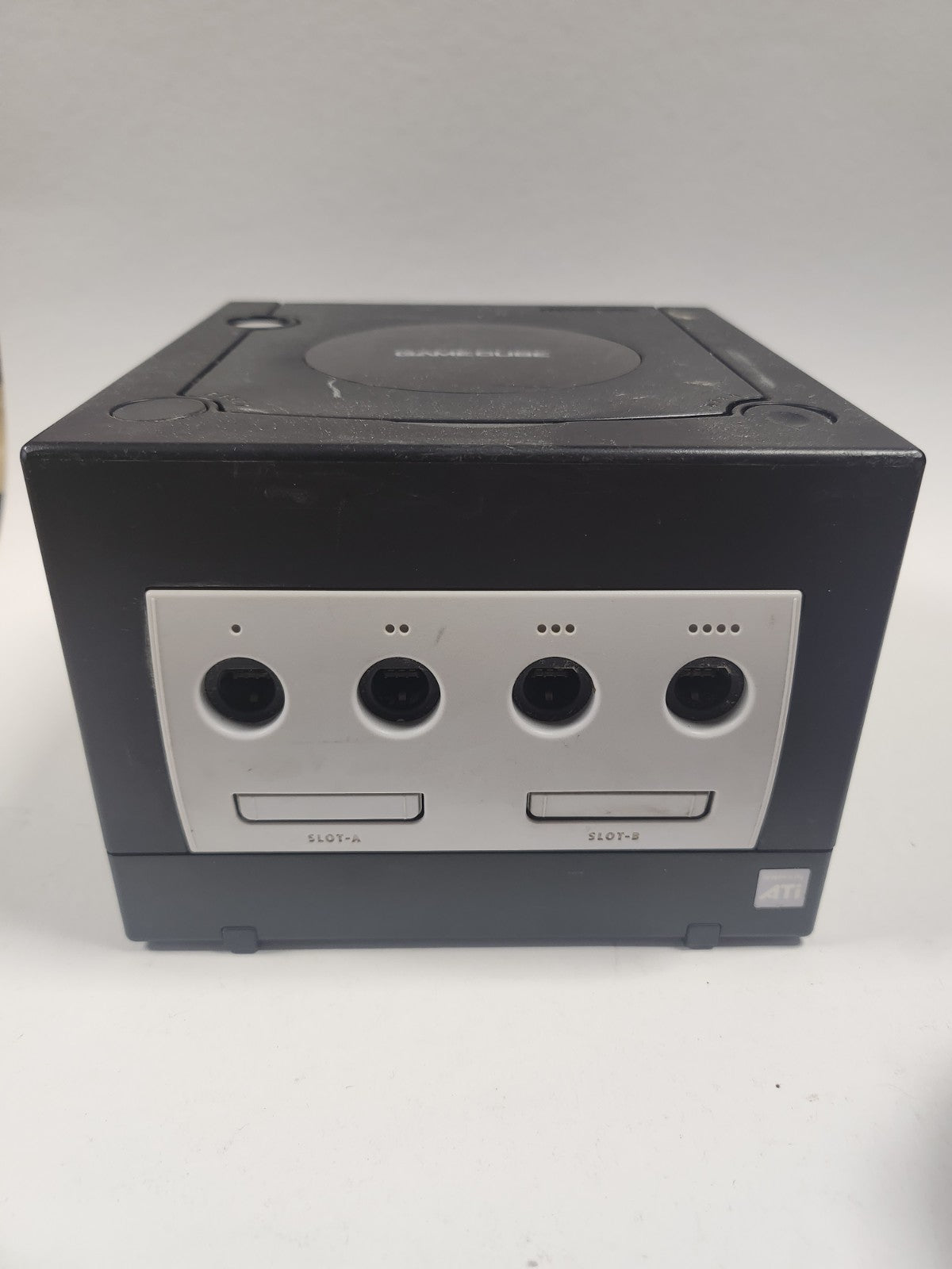 Zwarte Nintendo Gamecube + Nieuwe Paarse Controller