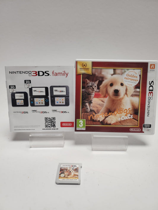 Nintendogs (Golden Retriever) + Katzen Nintendo 3DS