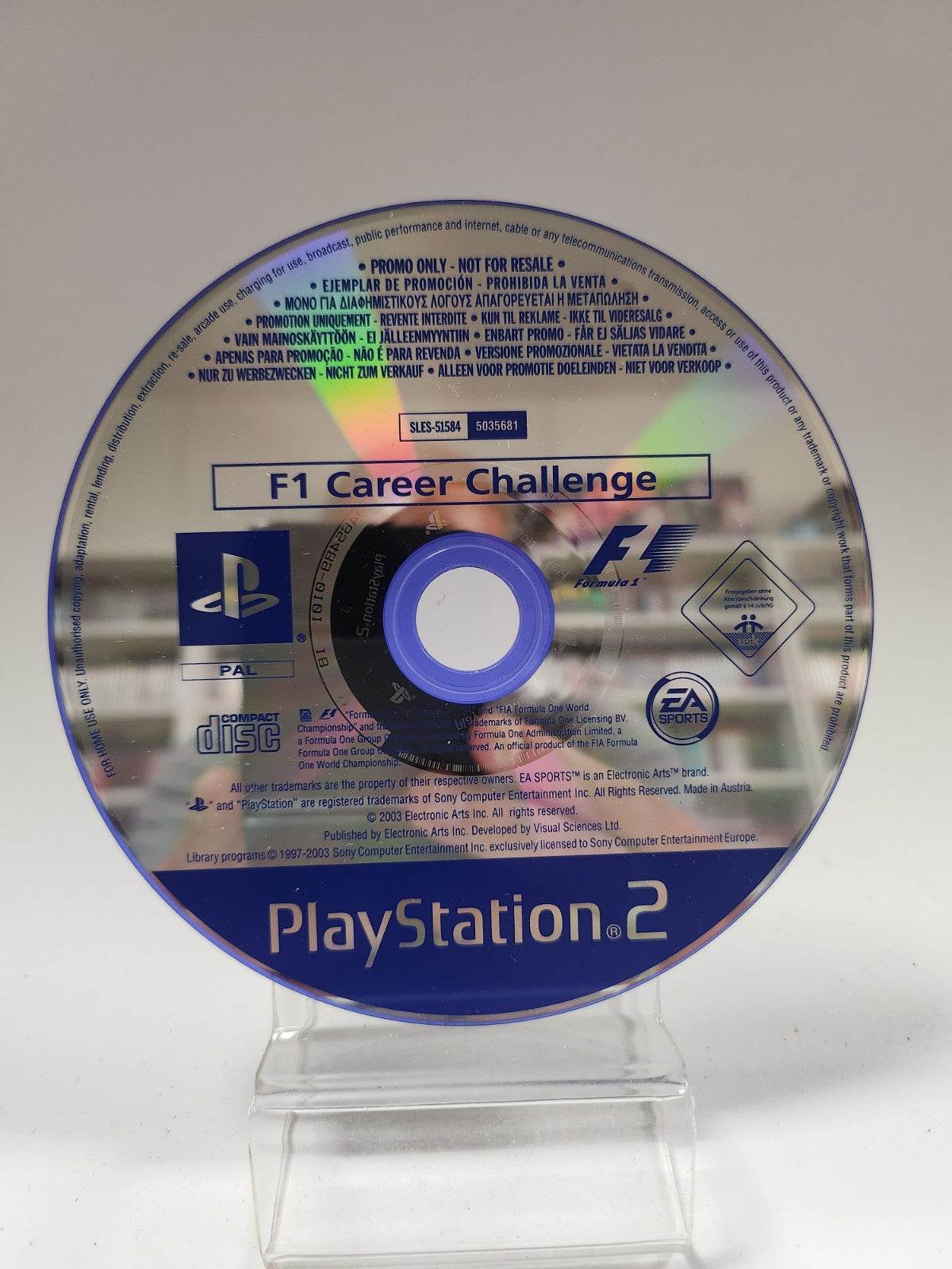 F1 Career Challenge Demo Disc (disc only) Playstation 2 - Feniks Gameshop