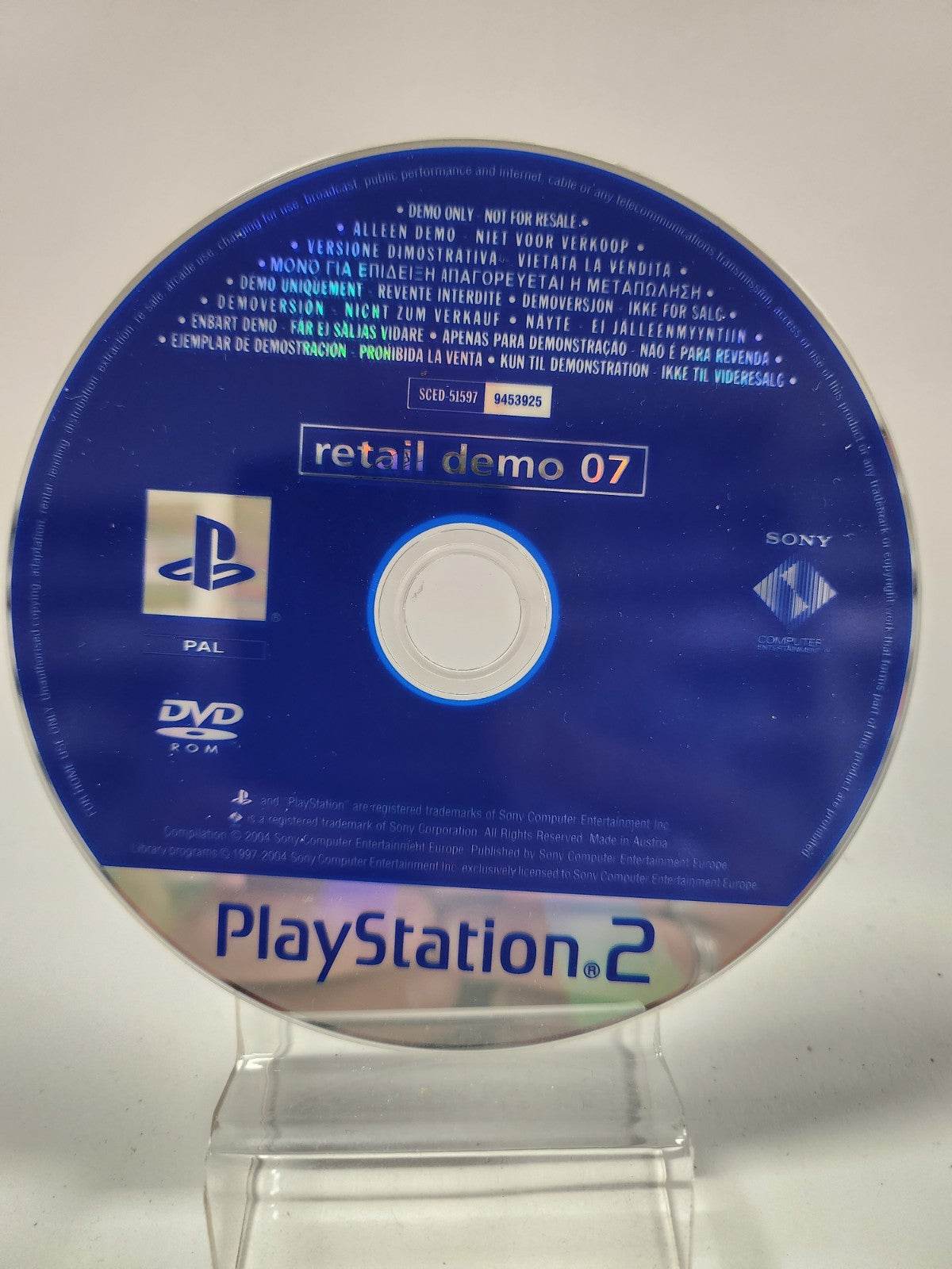 Retail Demo 07 (disc only) Playstation 2 - Feniks Gameshop