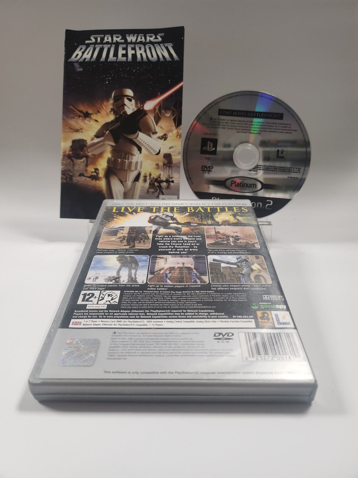 Star Wars Battlefront Platinum Edition Playstation 2