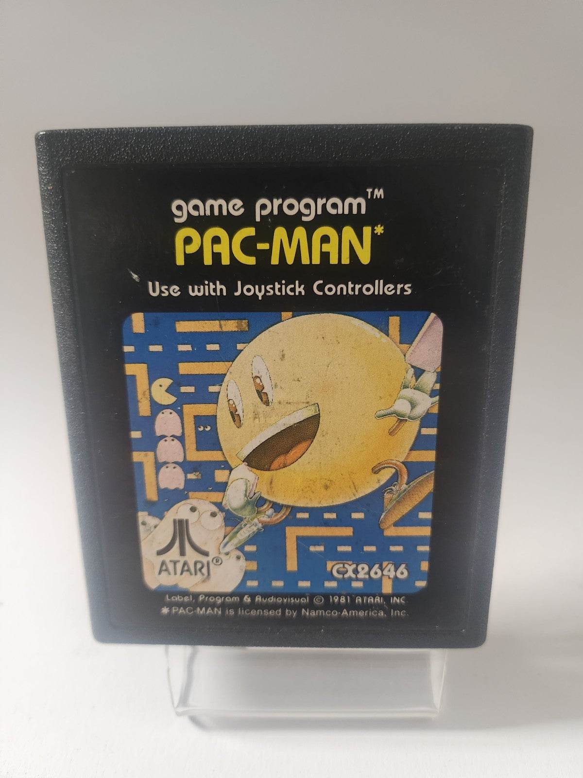 Pac-Man 1re édition 1981 pour Atari 2600 / VCS Sears & Robuck boite et notice