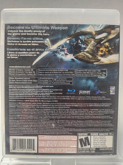 Dark Sector American Edition Playstation 3 - Feniks Gameshop