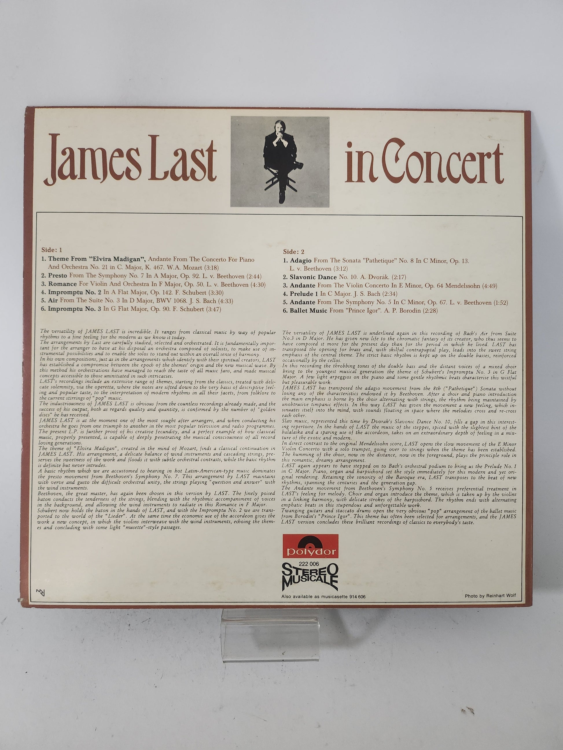 In Concert: James Last LP Vinyl - Lp Vinyl