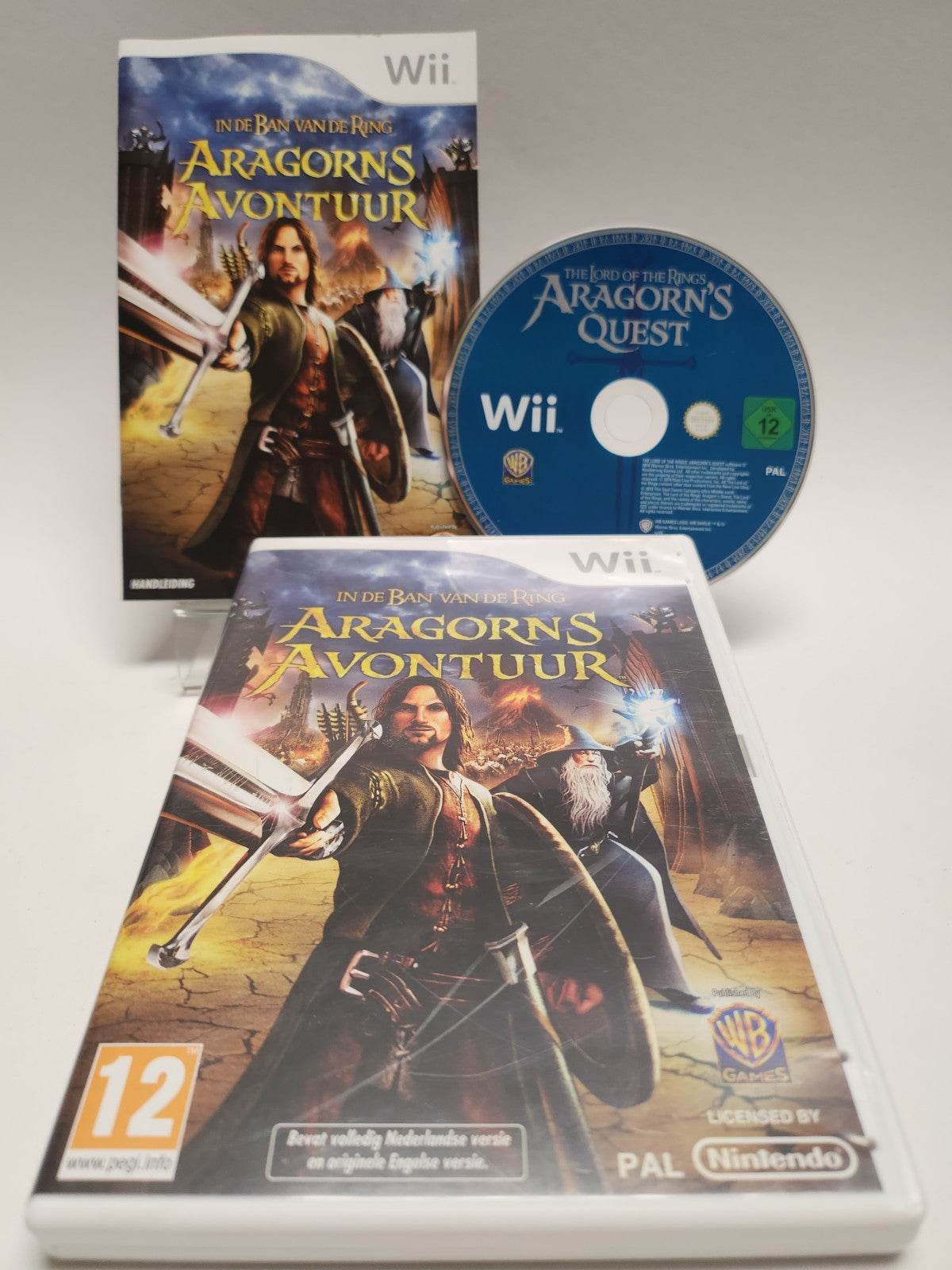 In de Ban van de Ring Aragorn's Avontuur Nintendo Wii - Feniks Gameshop