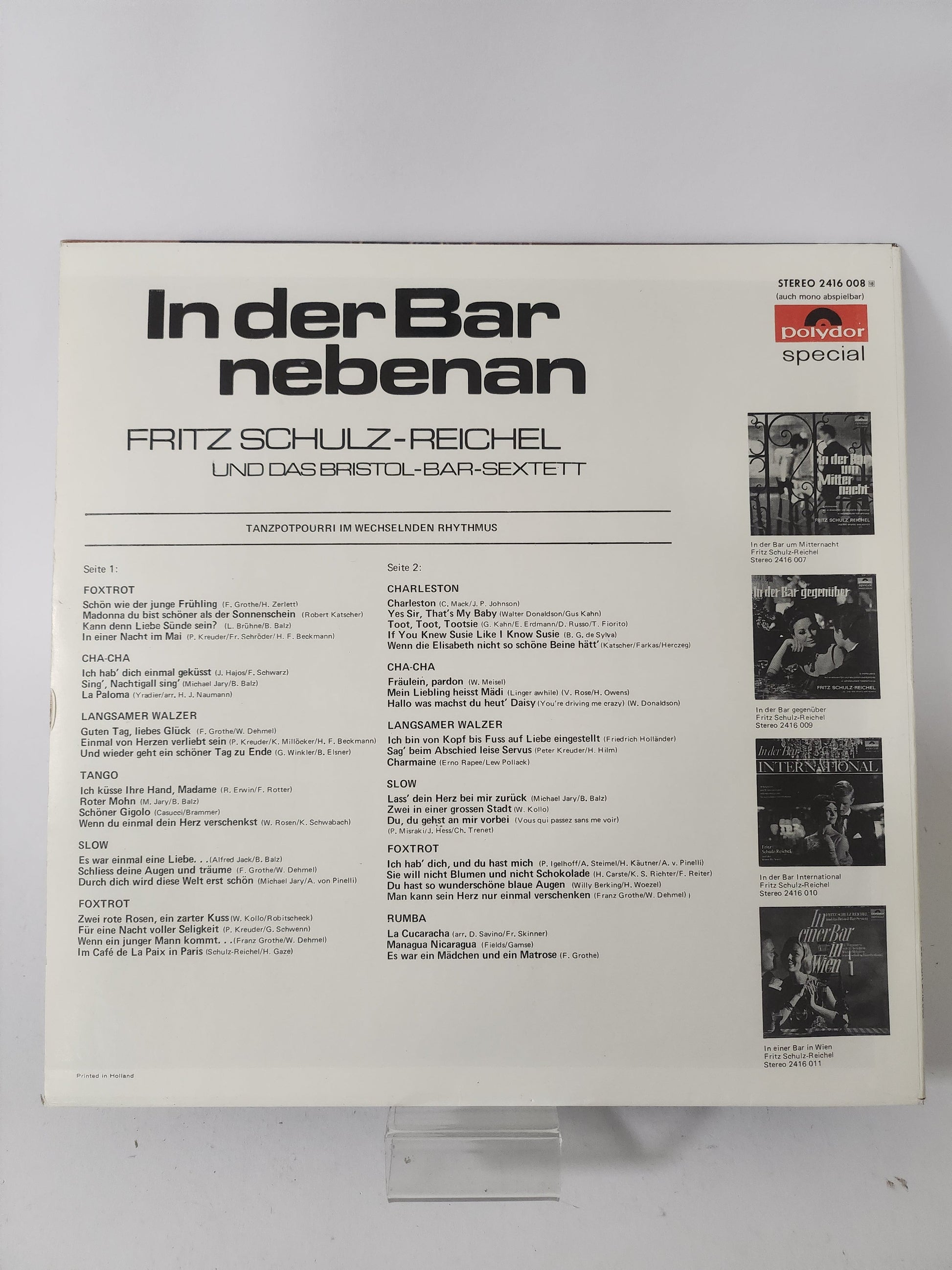 In Der Bar Nebenan LP Vinyl - Lp Vinyl