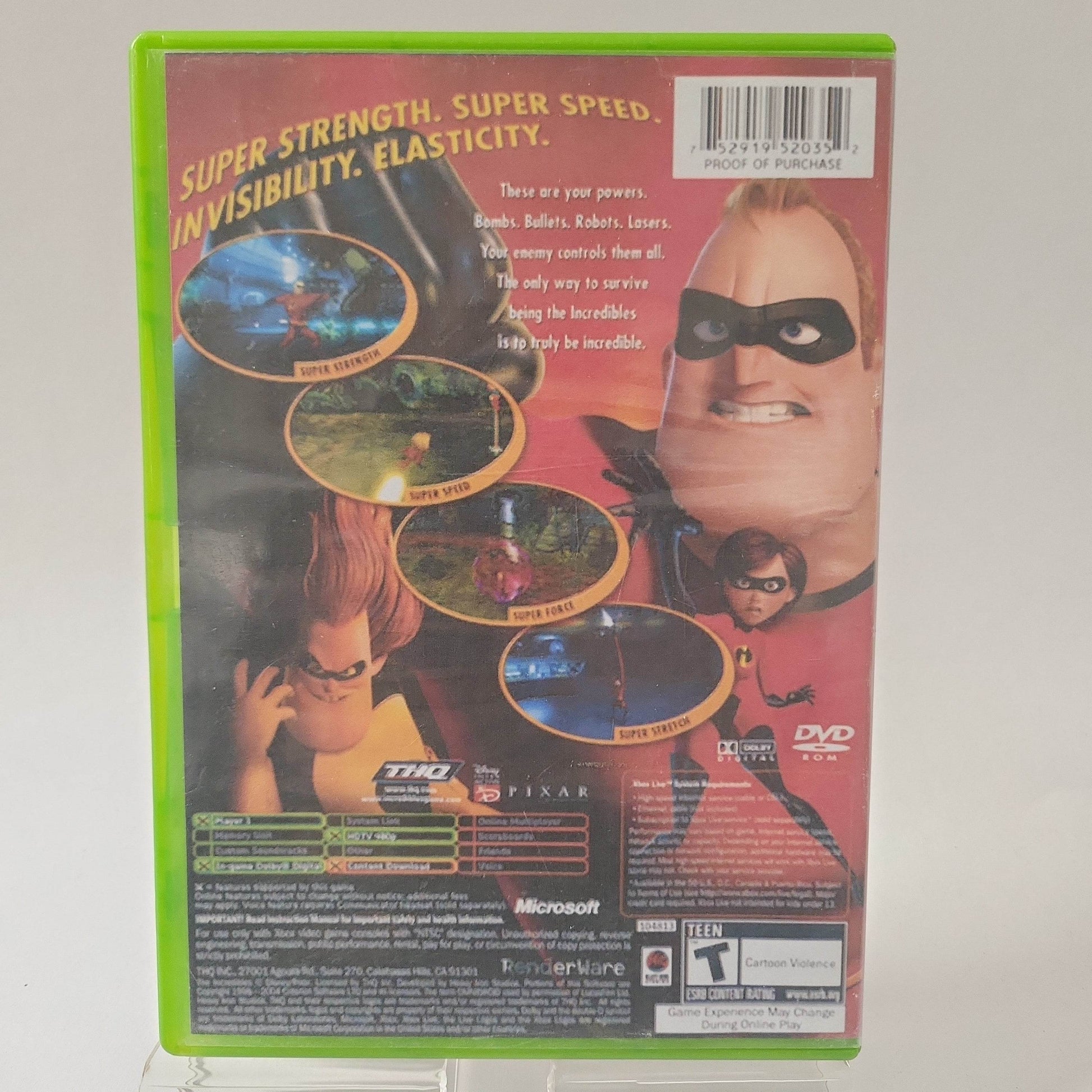 Incredibles (Copy Cover) Xbox Original - Feniks Gameshop