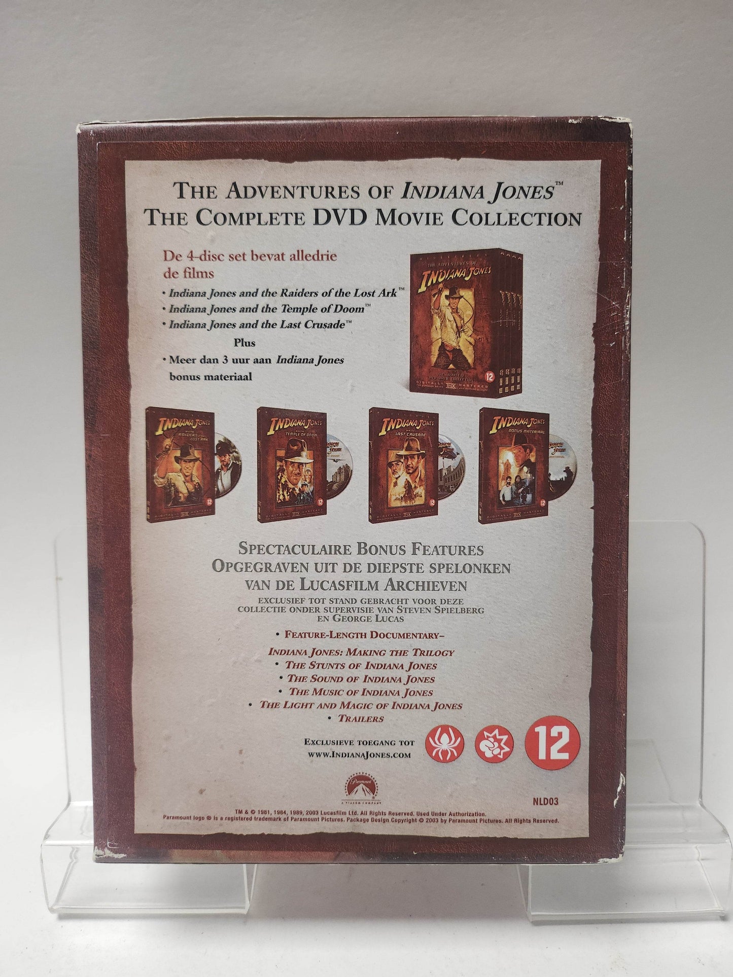 Indiana Jones Complete Movie Collection DVD - Feniks Gameshop