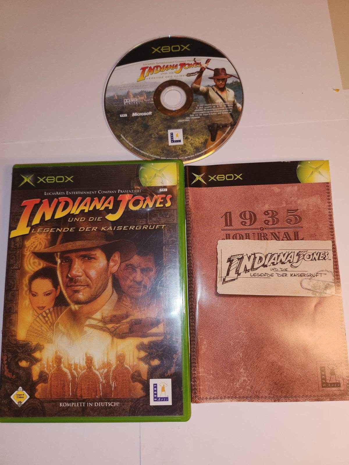 Indiana Jones und die Legende der Kaisergruft Xbox Original - Feniks Gameshop