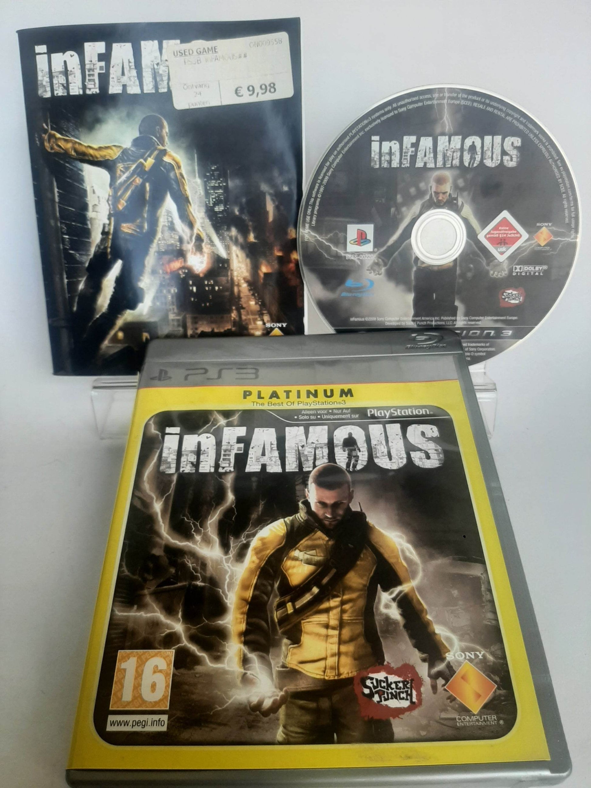 Infamous Platinum Edition Playstation 3 - Feniks Gameshop