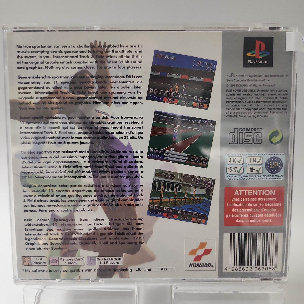 International Track & Field Platinum Playstation 1 - Feniks Gameshop