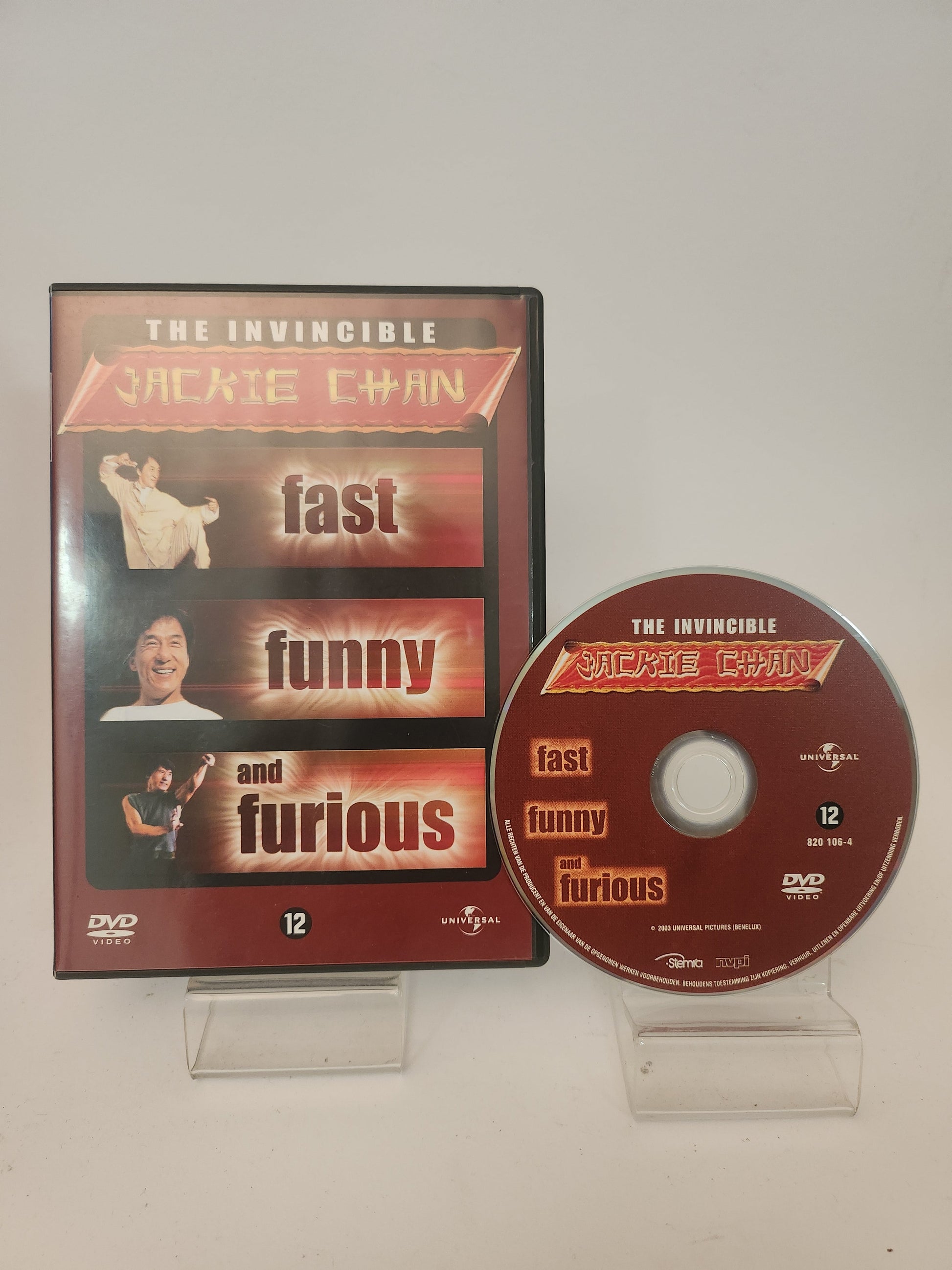 Invincible Jackie Chan: Fast Funny and Furious DVD - Dvd Volwassenen