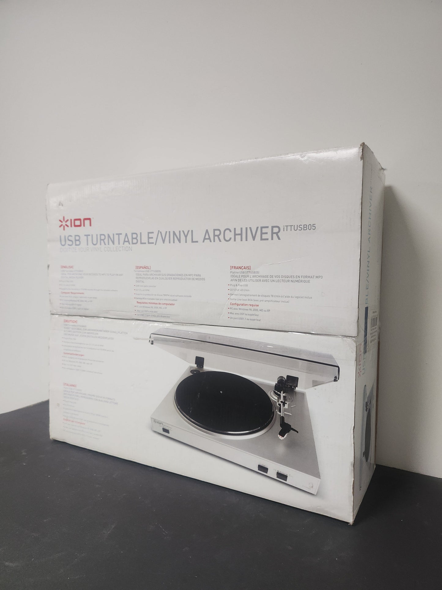 Ion USB iTTUSB05 Boxed Platenspeler - Platenspeler