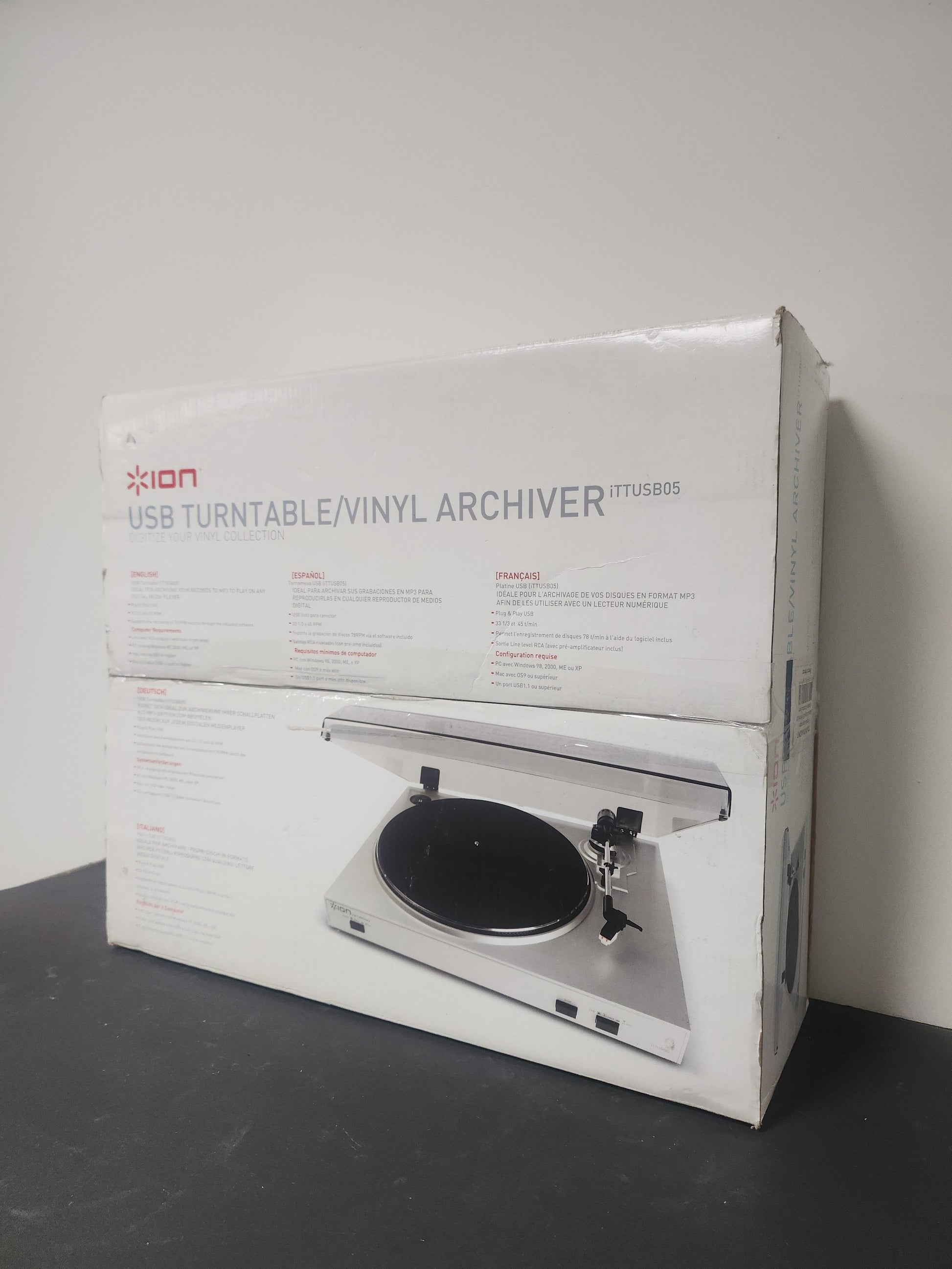 Ion USB iTTUSB05 Boxed Platenspeler - Platenspeler