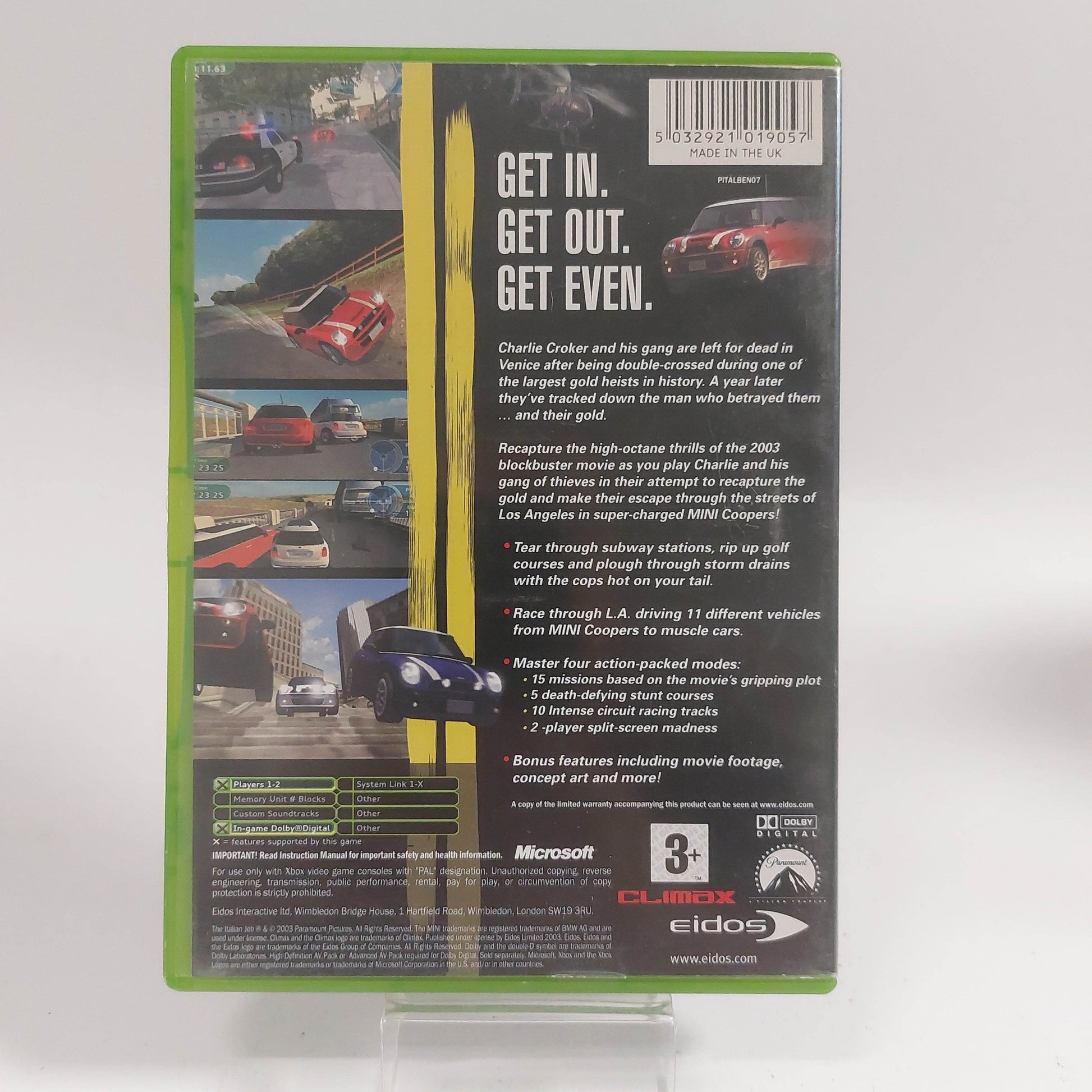 Italian Job LA Heist Xbox Original - Feniks Gameshop