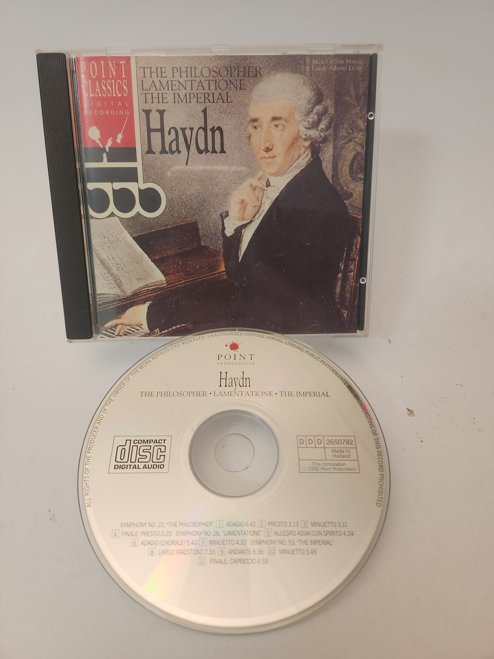 J. Haydn: the Philosopher/ Lamentatione/ the Imperial CD - Cd