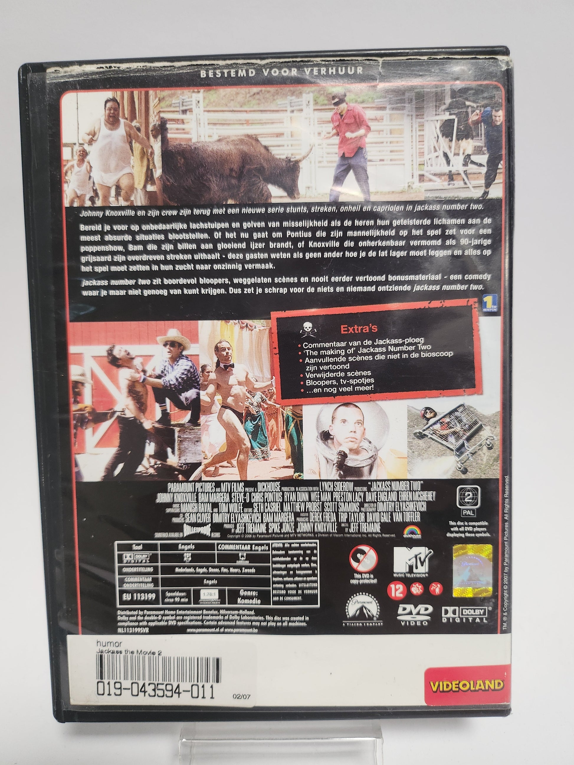 Jackass Number Two Uncut Dvd - Dvd Volwassenen