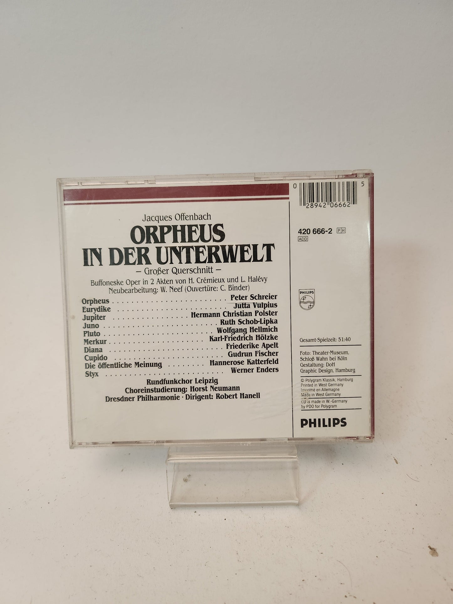 Jacques Offenbach: Orpheus in der Unterwelt CD - Cd