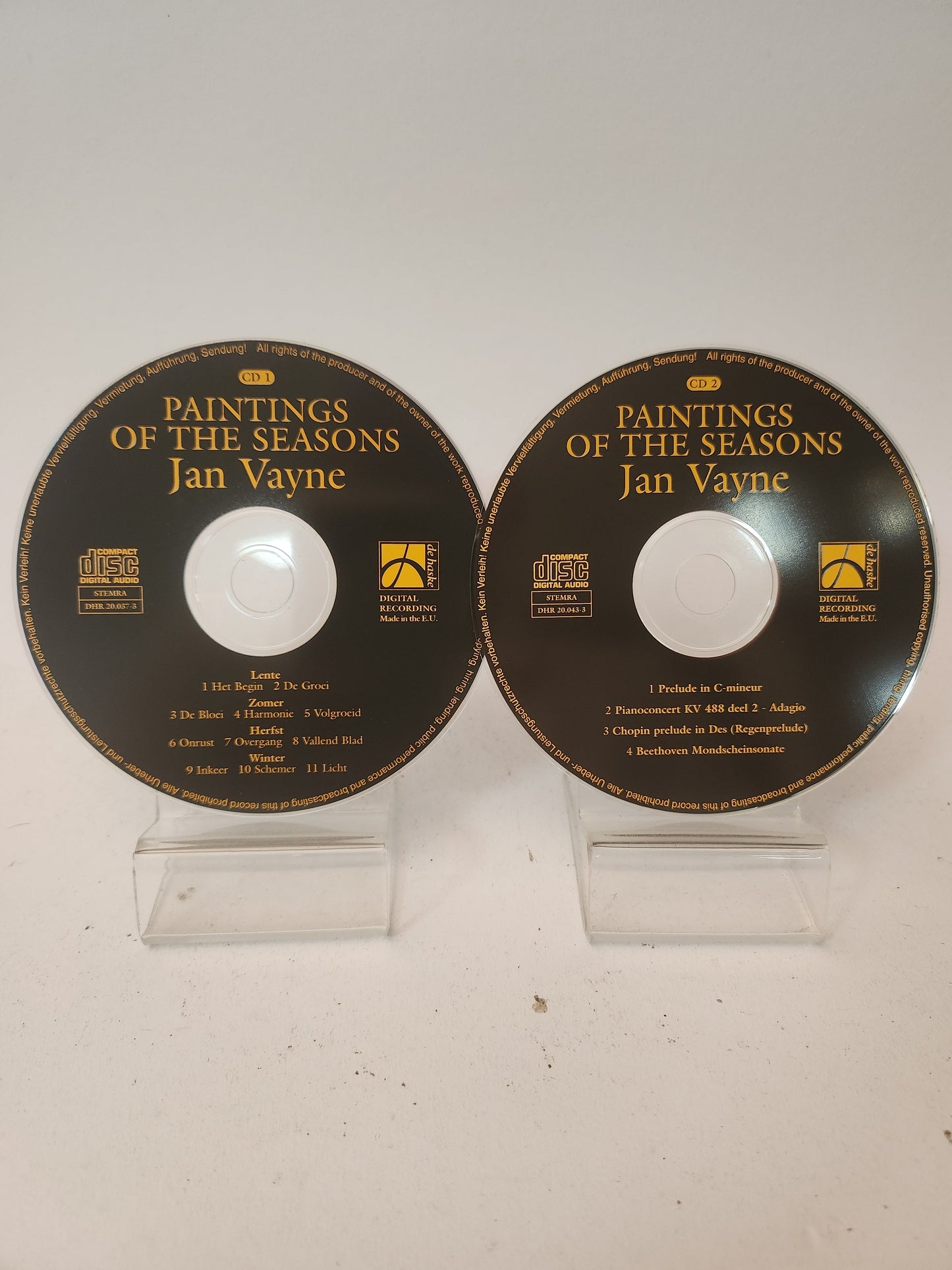 Jan Vayne: Paintings of the Seasons CD - Cd