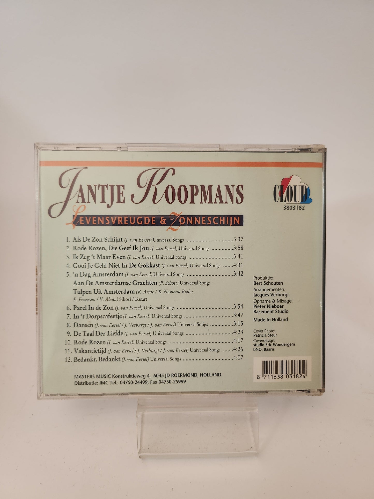 Jantje Koopmans: Levensvreugde & Zonneschijn CD - Cd