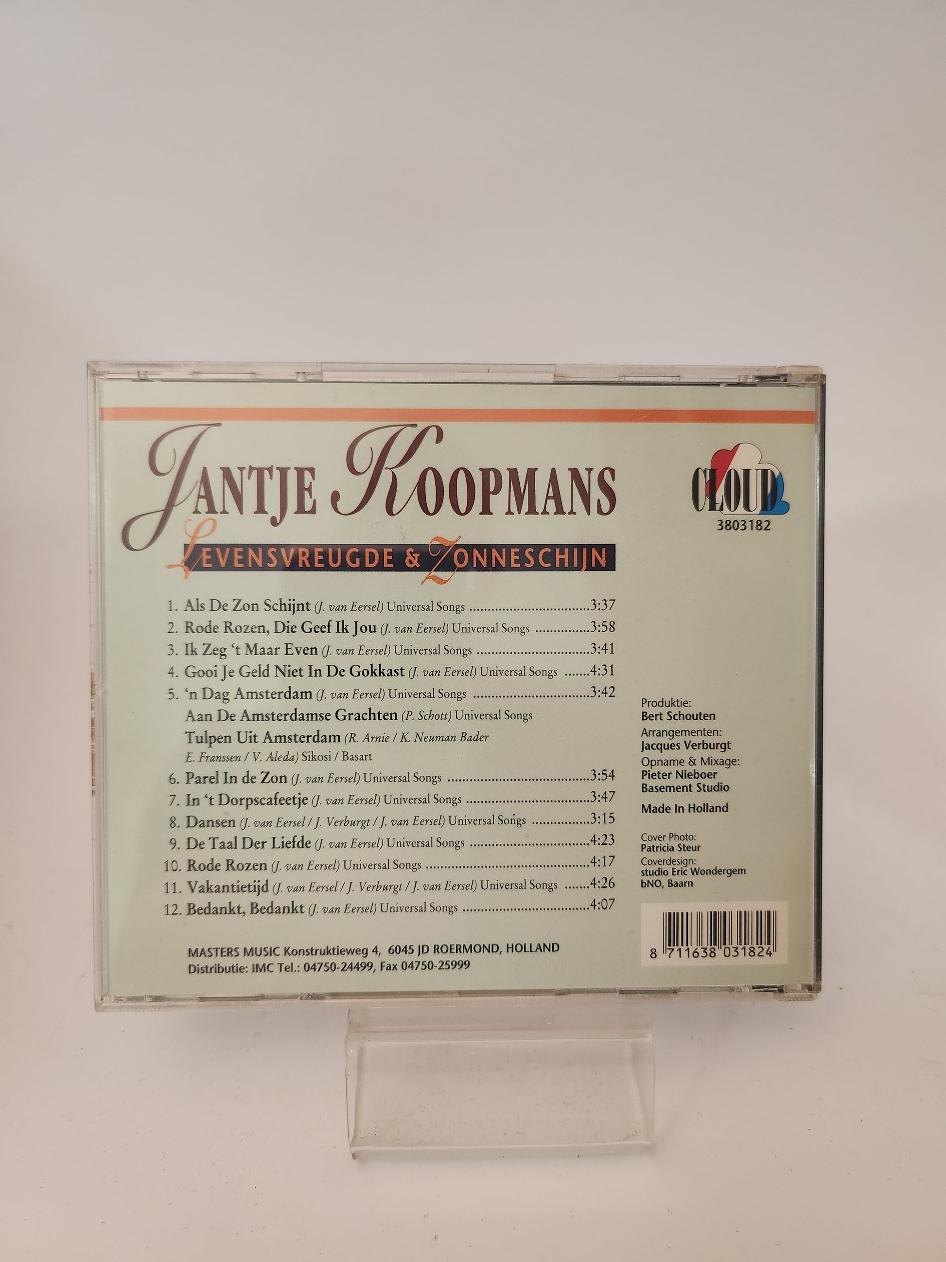 Jantje Koopmans: Levensvreugde & Zonneschijn CD - Cd