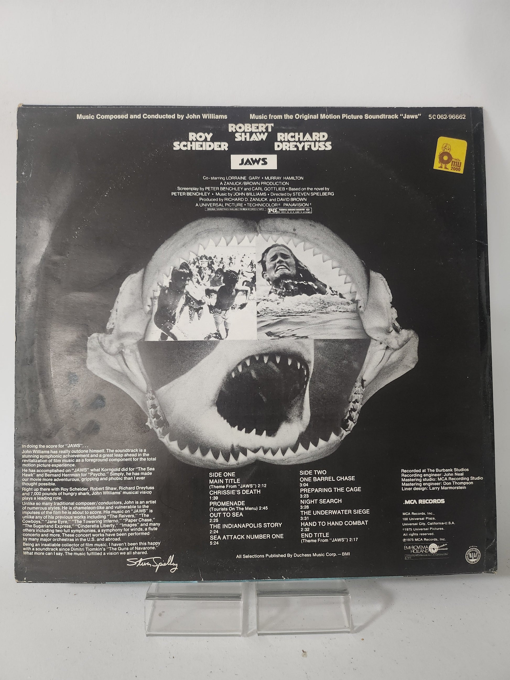 Jaws: John Williams LP Vinyl - Lp Vinyl