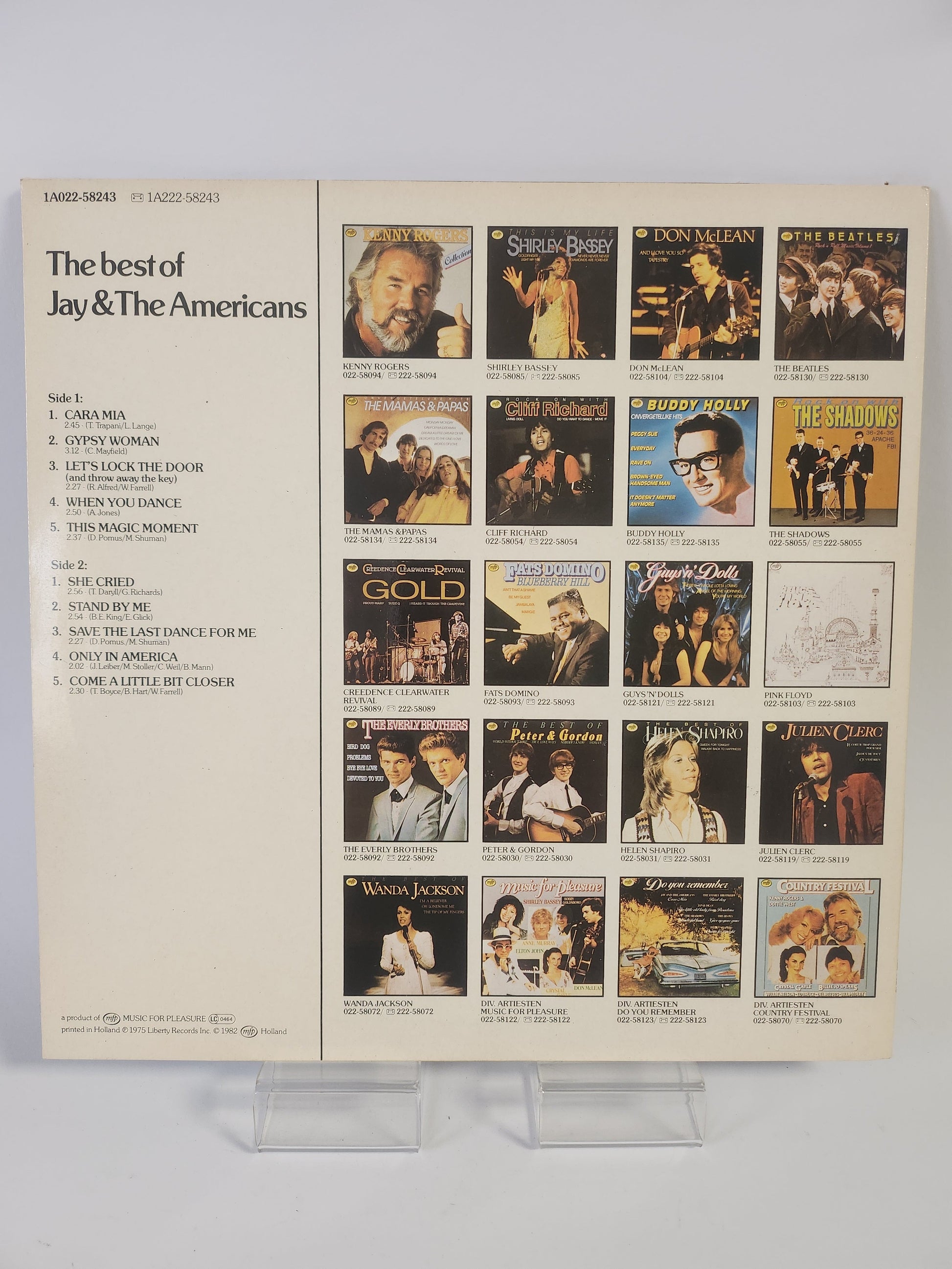 Jay & the Americans ’the Best of’ LP Vinyl - Lp Vinyl