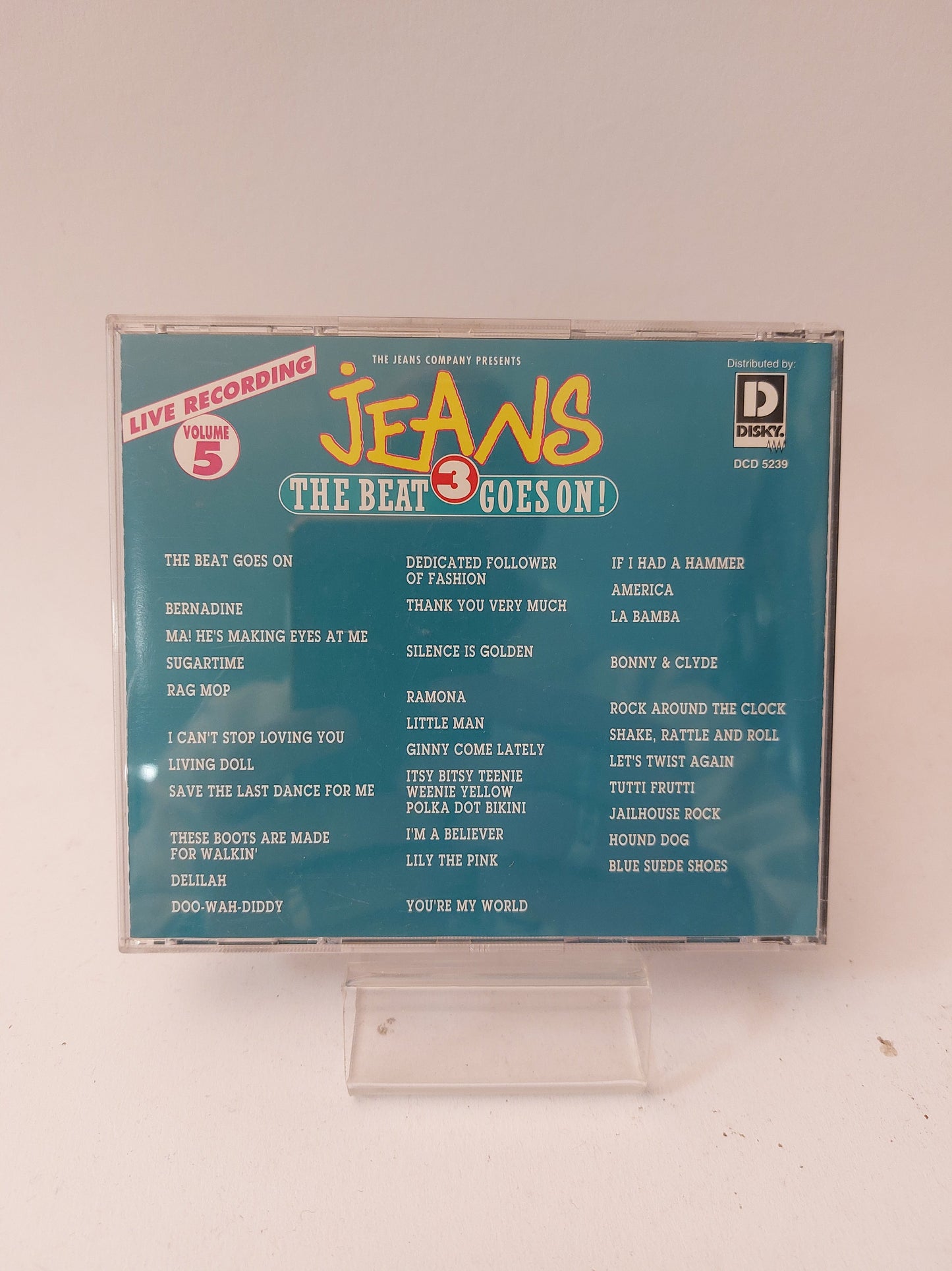 Jeans 3: the Beat Goes on Volume 5 CD - Cd