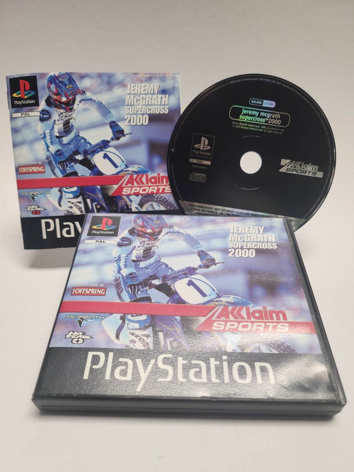 Jeremy McGrath Supercross 2000 Demo Disc Playstation 1 - Feniks Gameshop