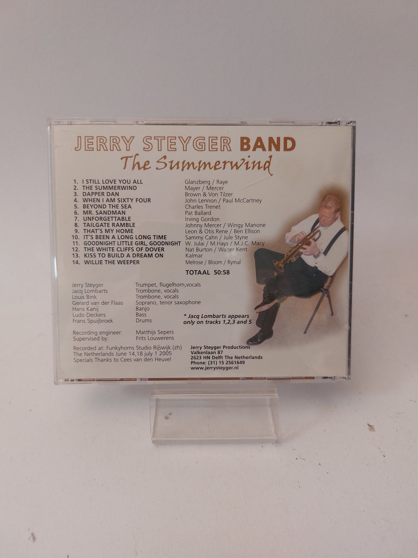 Jerry Steyger Band: the Summerwind CD - Cd
