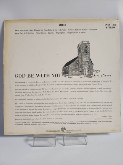 Jim Reeves: God be With You LP Vinyl - Feniks Gameshop