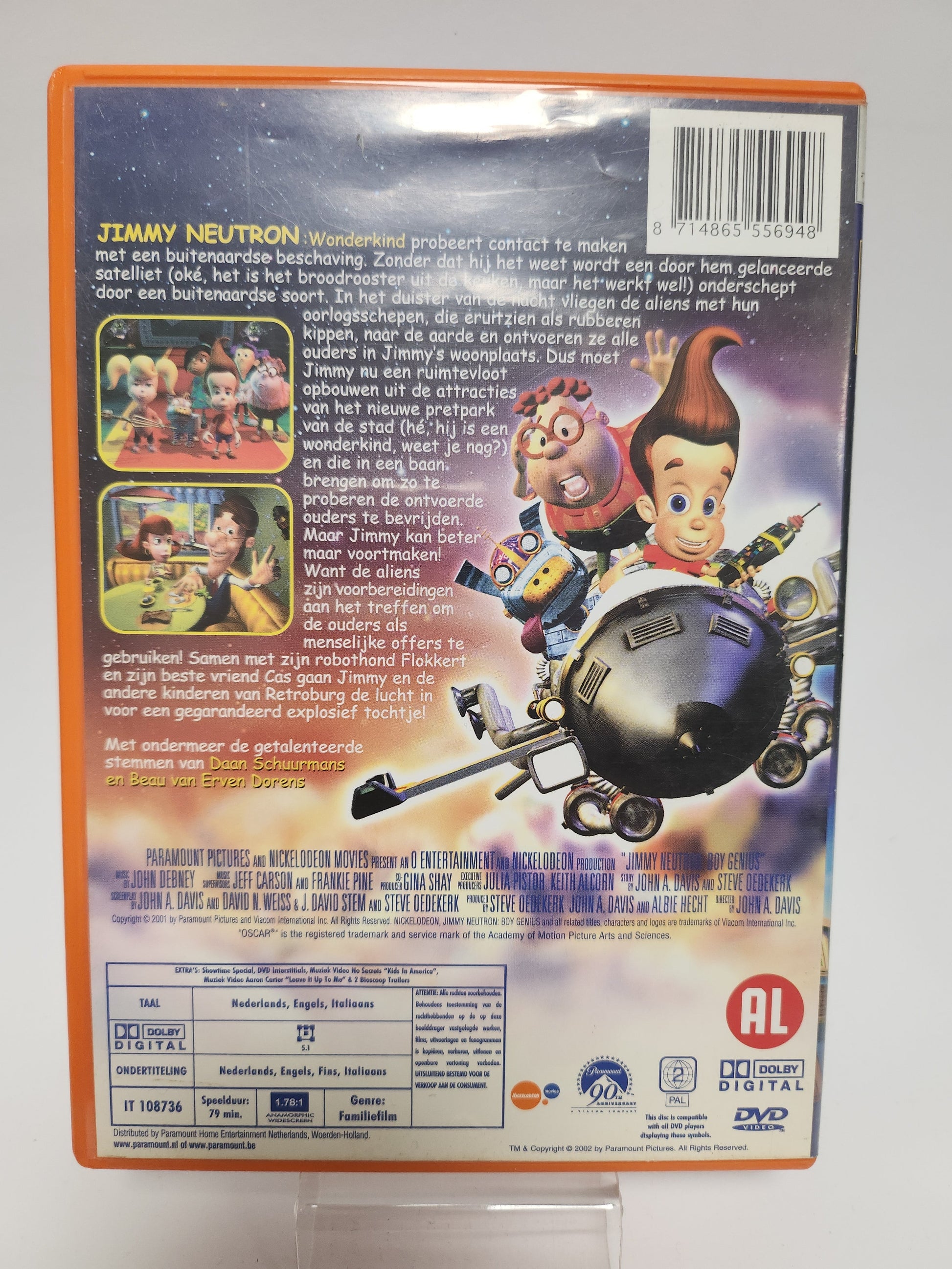 Jimmy Neutron: Wonderkind DVD Kids - Dvd kids