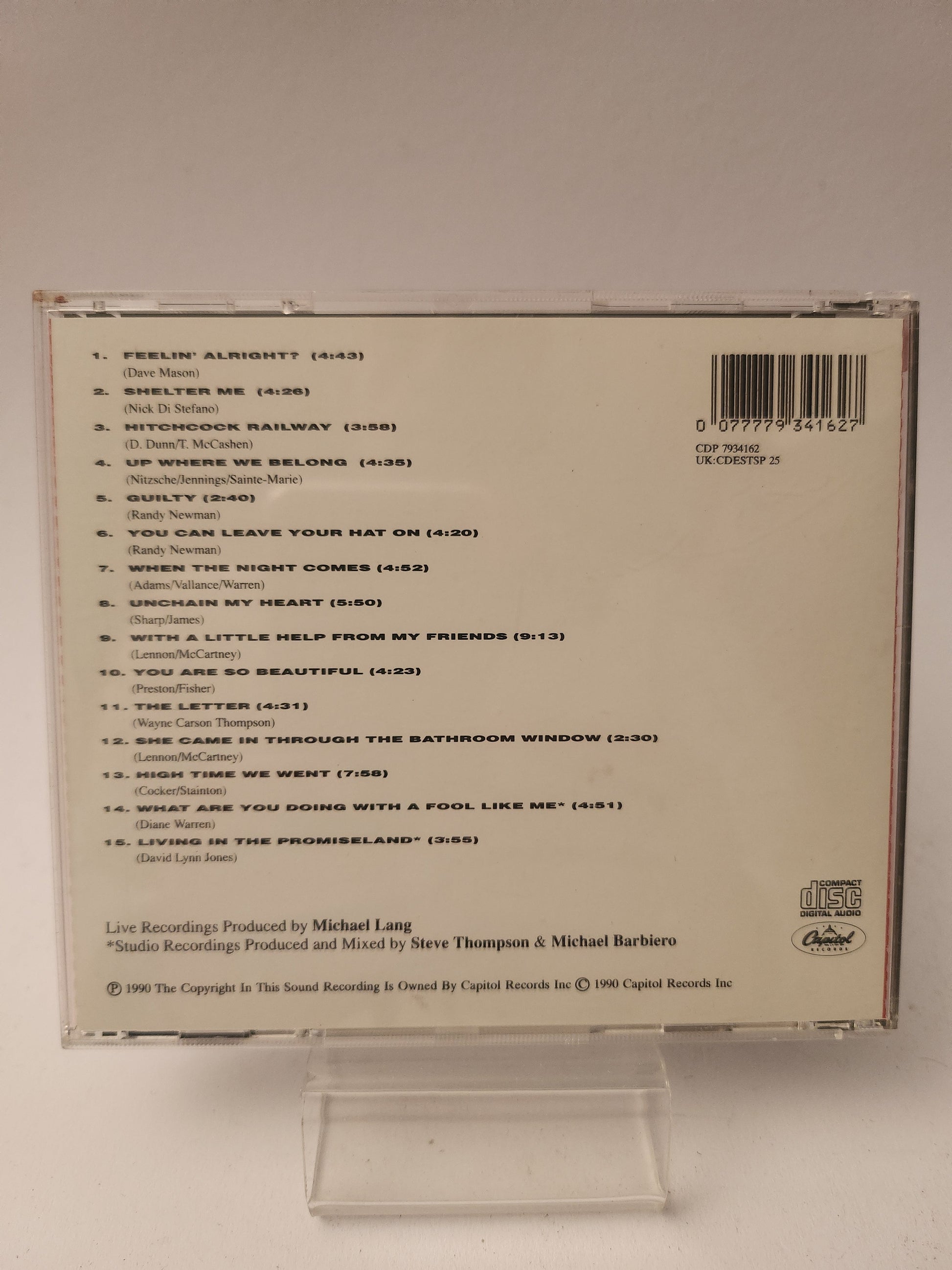 Joe Cocker Live CD - Cd