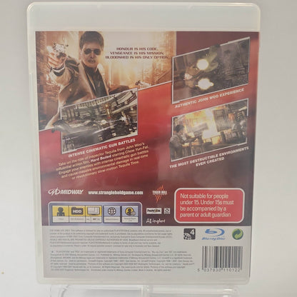 John Woo presents Strangehold Australian Cover PS3 - Feniks Gameshop
