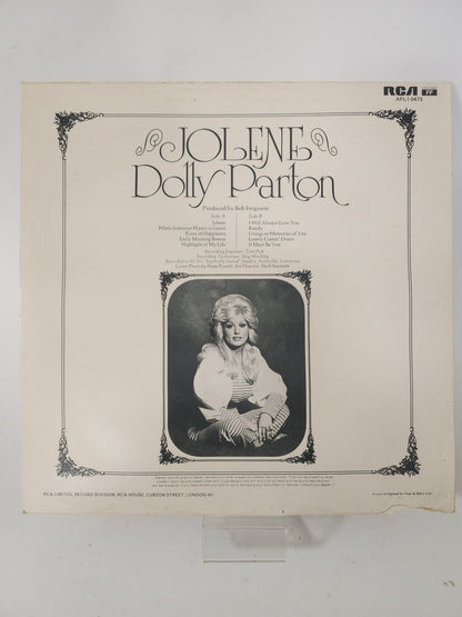 Jolene: Dolly Parton LP Vinyl - Lp Vinyl