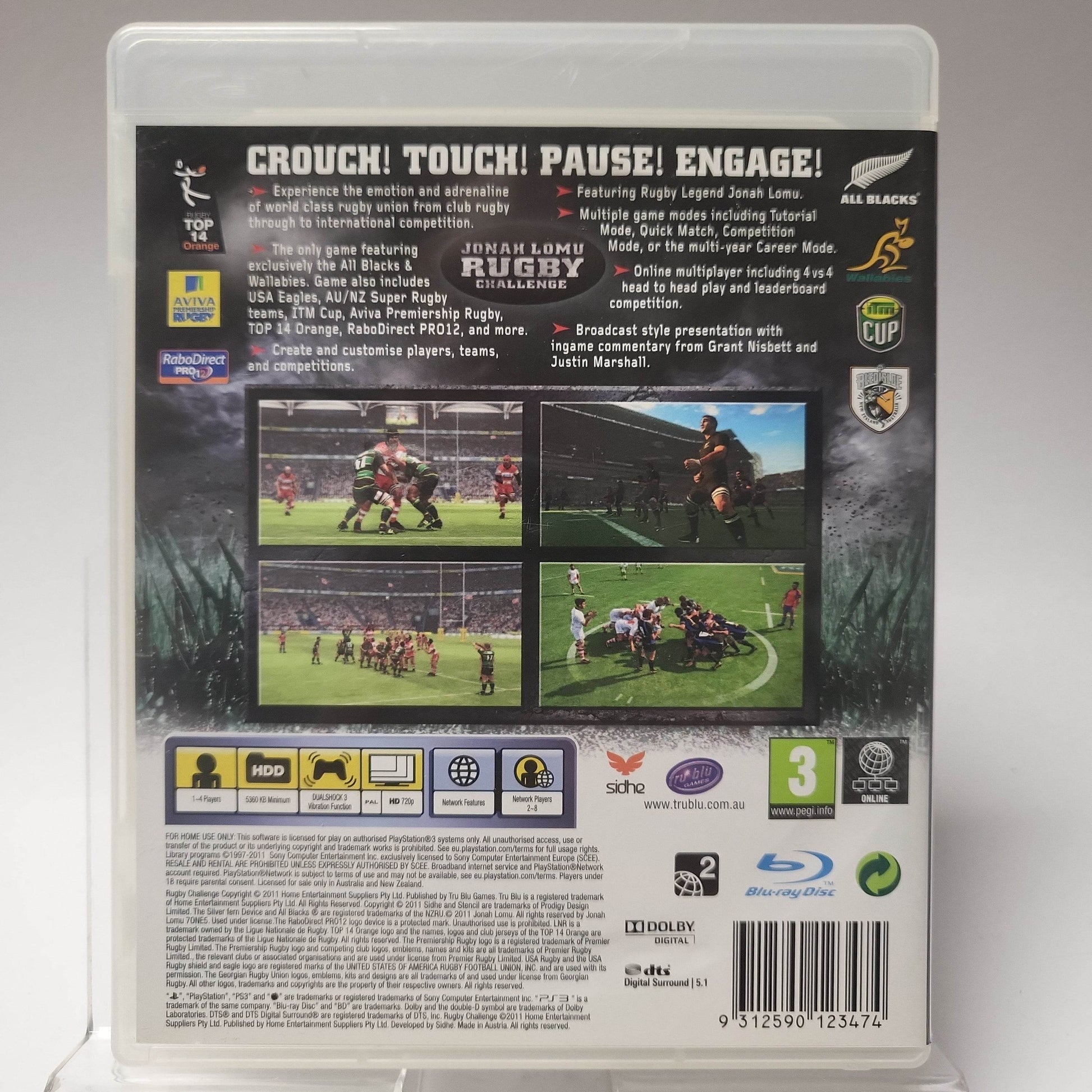 Jonah Lomu Rugby Challenge Playstation 3 - Feniks Gameshop