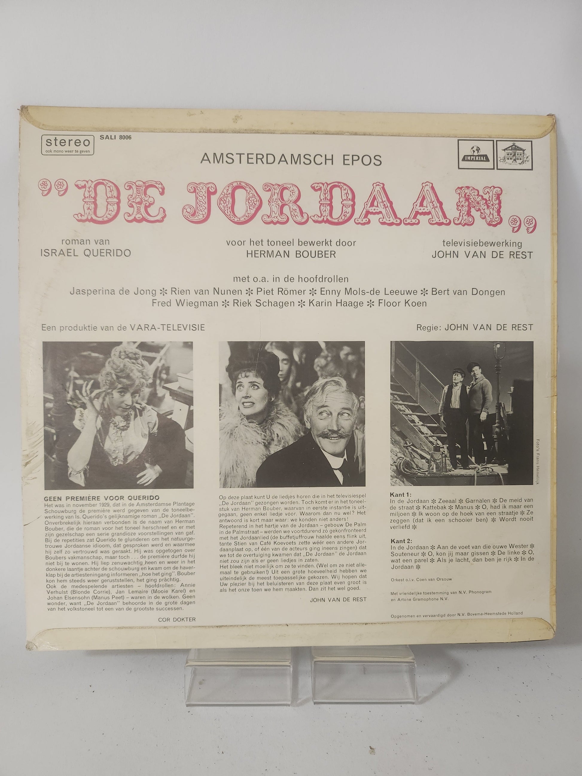 Jordaan: TV Musical LP Vinyl - Lp Vinyl