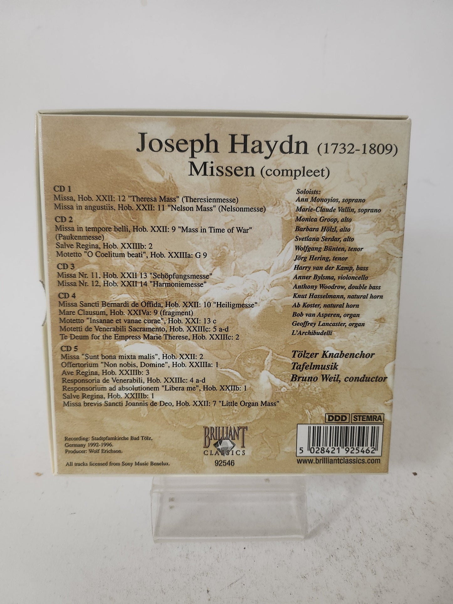 Joseph Haydn: Missen CD Box - Cd