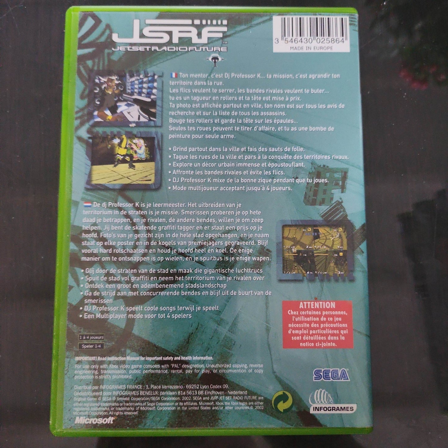 JSRF (Jet Set Radio Future) Xbox Original - Feniks Gameshop